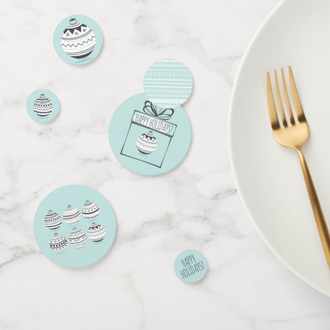 Christmas Ornaments Holiday Table Confetti (Group)