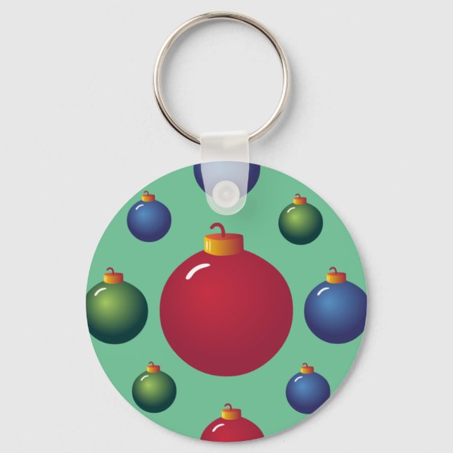 Christmas Ornaments Keychain (Front)