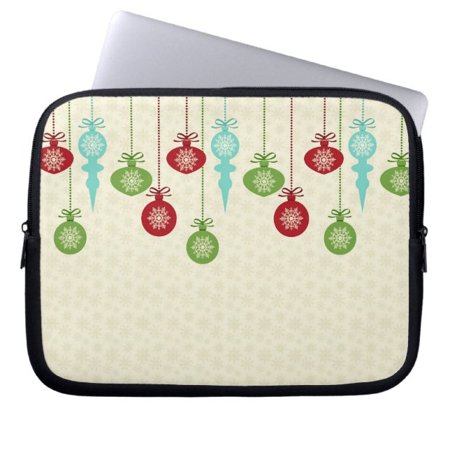 Christmas Ornaments Laptop & Netbook Sleeves (Front)
