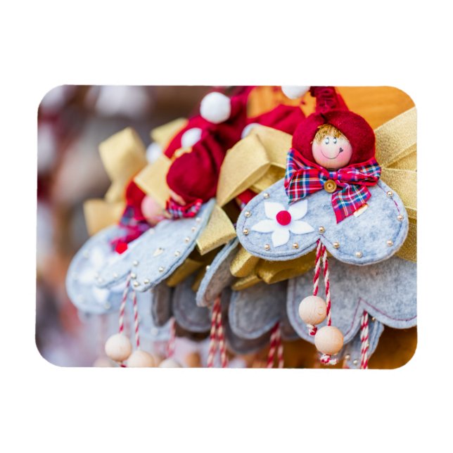 Christmas ornaments magnet (Horizontal)