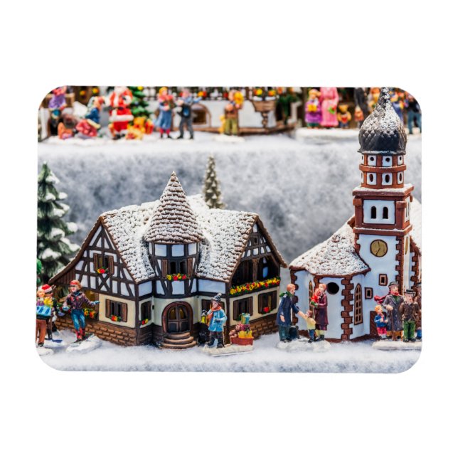 Christmas ornaments magnet (Horizontal)