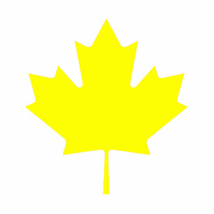 Christmas Ornaments Maple Yellow Statuette