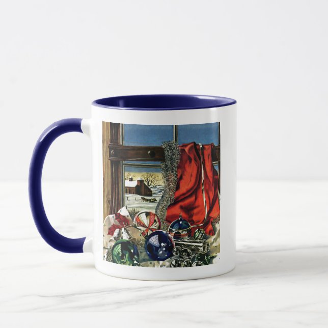 Christmas Ornaments Mug (Left)