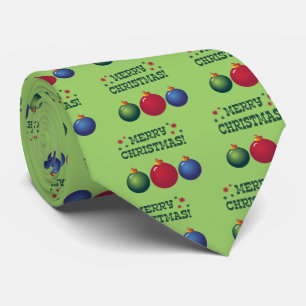 Christmas Ornaments Neck Tie