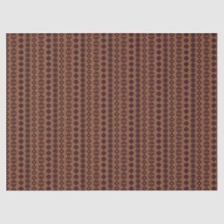 Christmas ornaments on juisy dark brown tissue paper