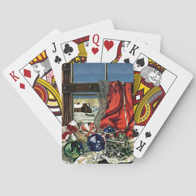 Christmas Ornaments Poker Cards (Back)