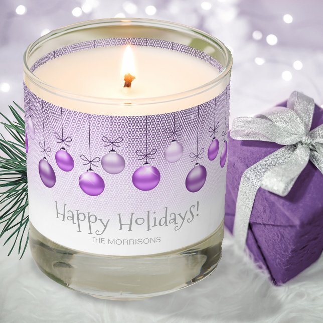 Christmas Ornaments Purple ID251  Scented Candle (Creator Uploaded)