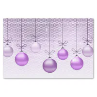 Cheerful Colorful Christmas Ornaments Tissue Paper, Zazzle