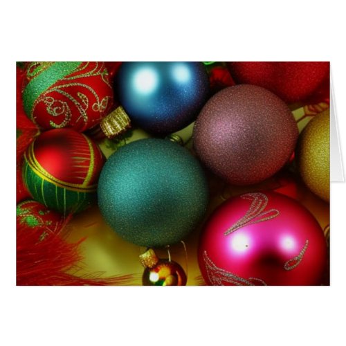 Christmas Ornaments Red  Green