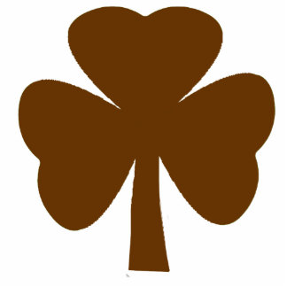 Christmas Ornaments Shamrock Brown Statuette