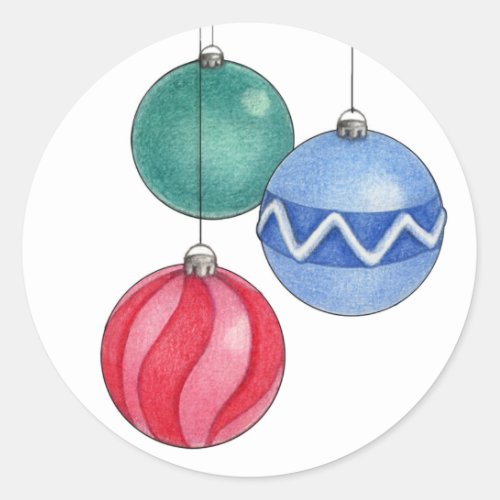 Christmas Ornaments Sticker