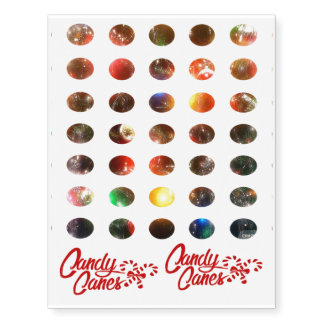 Christmas Ornaments Temporary Tattoos