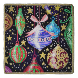 Christmas Ornaments Trivet
