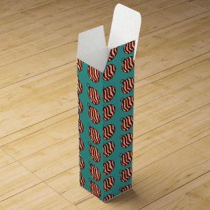 Christmas ornaments with 2 colors wine box