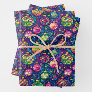 Christmas Ornaments Wrapping Paper