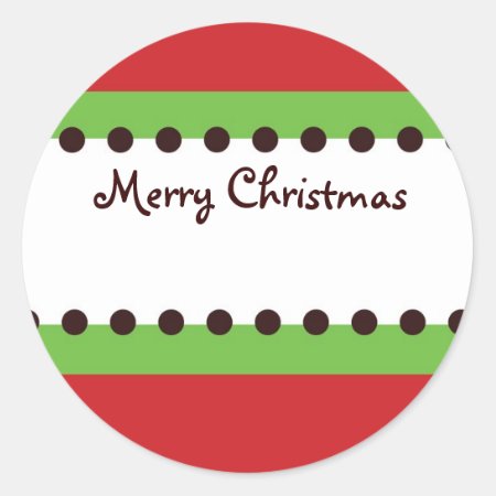 Christmas Orniment Gift Sticker