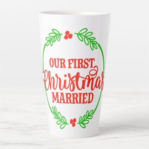 Christmas Our First Christmas Married Mugs 