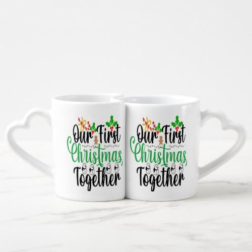 Christmas Our First Christmas Together Mugs 