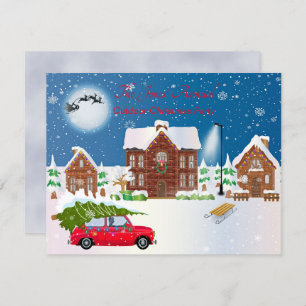 Christmas Outdoor Party Time Invitation