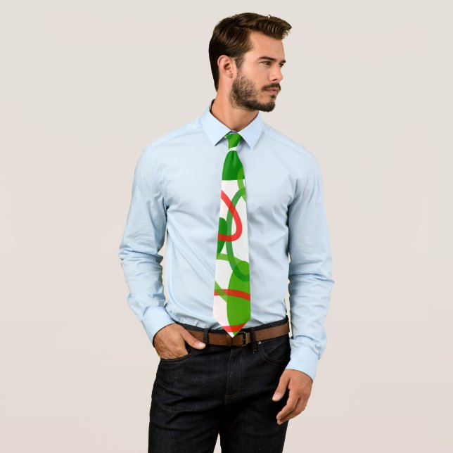 Christmas Ovals Neck Tie (In Situ)