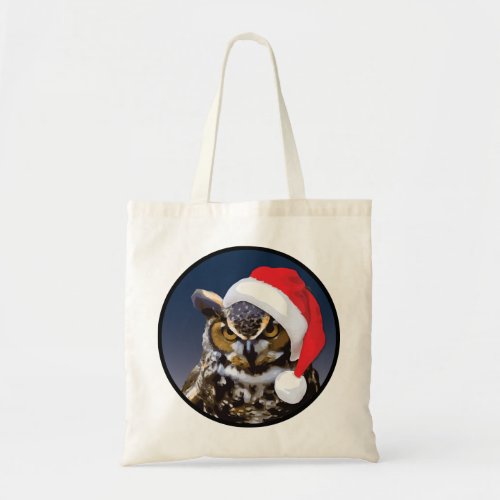 Christmas Owl _ Budget Tote