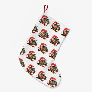 Christmas Owl Christmas Stocking