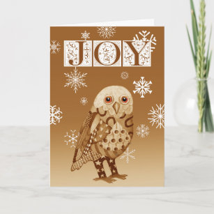 Owl Christmas Cards | Zazzle - 100% Satisfaction Guaranteed!