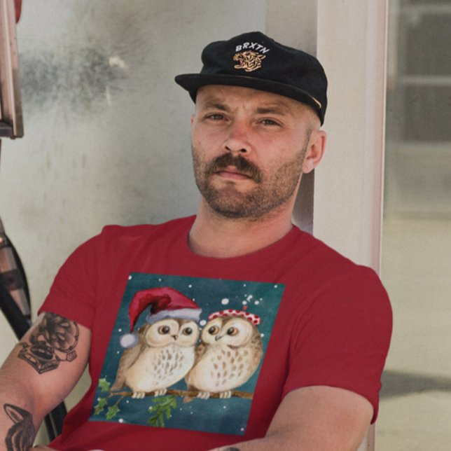 CHRISTMAS OWL OWLS T-SHIRTS (Creator Uploaded)