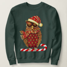Christmas Owl Sweatshirt