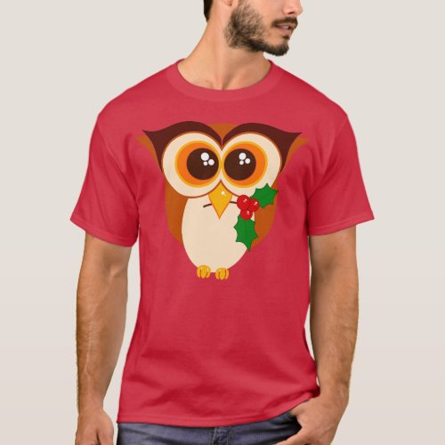 Christmas Owl T_Shirt