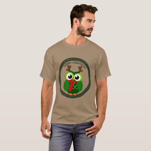 Christmas owl T_Shirt