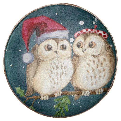 Christmas Owls Chocolate Covered Oreo