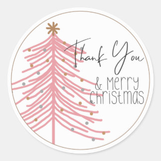 Christmas Packaging Stickers, Thank You Stickers