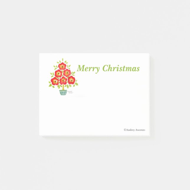 Christmas Pads Tree Notes Flower Tree (Front)