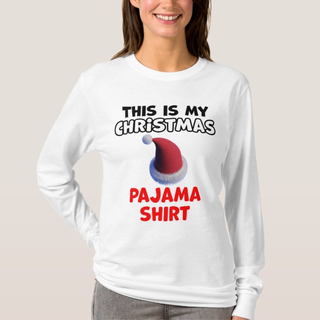 Christmas Pajama Design  T-Shirt (Front)