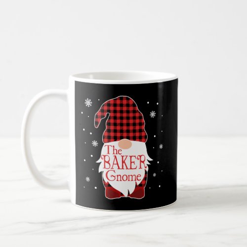Christmas Pajama Family Gift Baker Gnome Buffalo P Coffee Mug