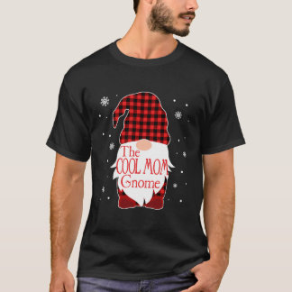 Christmas Pajama Family Gift Cool Mom Gnome Buffal T-Shirt