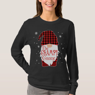 Christmas Pajama Family Gift Grampy Gnome Buffalo  T-Shirt