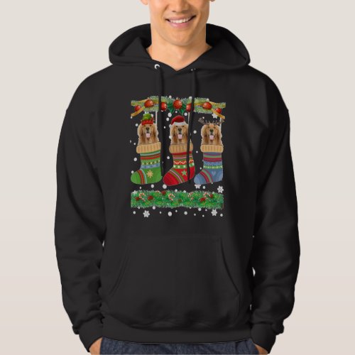 Christmas Pajama Golden Retriever Dog Puppy Lover  Hoodie