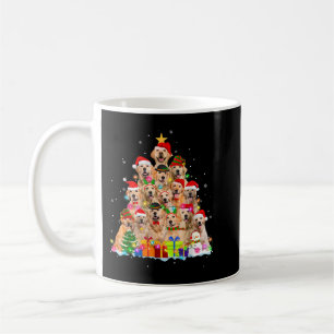 Christmas Pajama Golden Retriever Tree Xmas Dog Da Coffee Mug