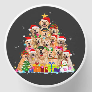 Christmas Pajama Golden Retriever Tree Xmas Gift D Mini Candle Favors