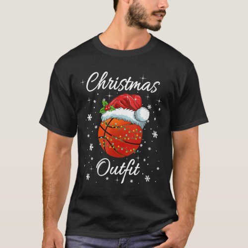 Christmas Pajama Men Women Boys Girls Santa Hat Ba T_Shirt