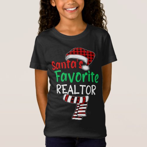 Christmas Pajama Santa Claus Santas Favorite Real T_Shirt