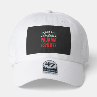 Christmas Pajama Shirt Funny Holiday 47 Brand Hat
