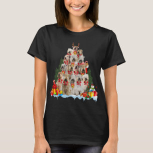 Christmas Pajama Soft Coated Wheaten Terrier Xmas T-Shirt