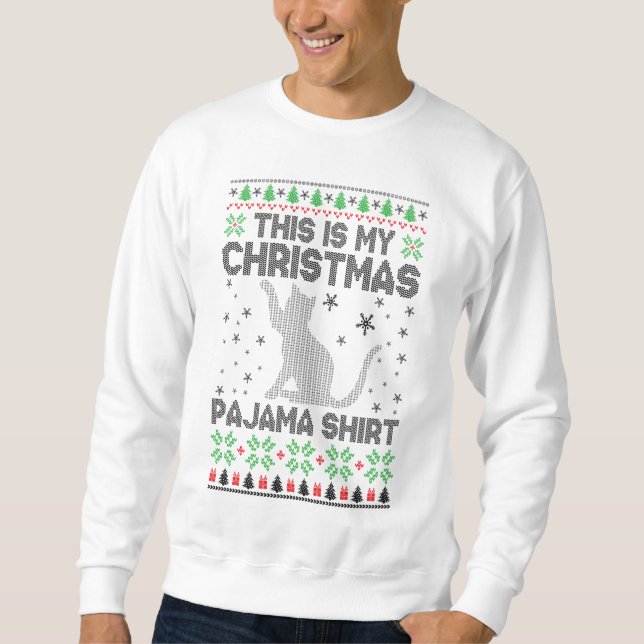 Christmas Pajama Sweatshirt (Front)