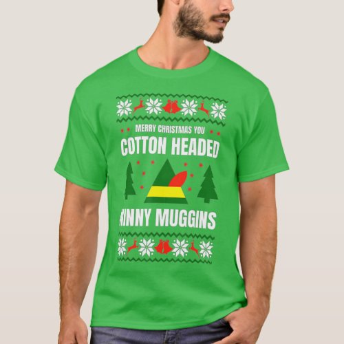 Christmas Pajamas Cotton Headed Ninny Muggins   3 T_Shirt