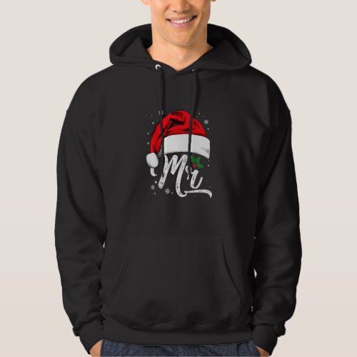 Christmas Pajamas For Couples Only Mr And Mrs Clau Hoodie