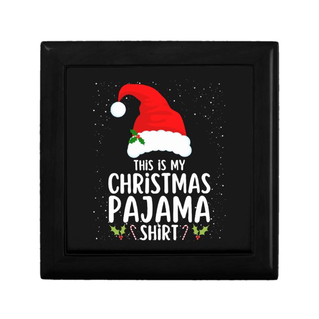 Christmas Pajamas Pajamas Sleep Shirt Gift Box (Front)