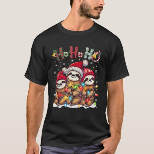 Christmas Pajamas Sloth Funny Sloths Christmas Out T-Shirt